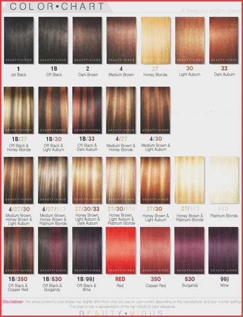 ion hair color chart permanent